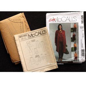 VTG 2006 McCall's MP195 Large XL Wardrobe Sewing Pattern Jacket Top Skirt Gaucho